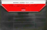 Compact Cassette: Sony  -  60