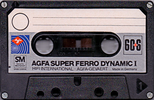 Compact Cassette: AGFA  - Super Ferro Dynamic I 60+6