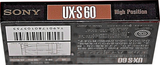 Compact Cassette: Sony  - UX-S 60