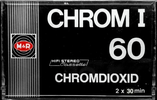 Compact Cassette M&R Chrom I 60 Type I Normal 1981 Germany