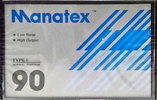 Compact Cassette: Unknown Manatex -  90