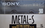 Compact Cassette Sony Metal-S 90 Type IV Metal 1990 Europe