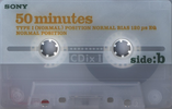 Compact Cassette: Sony  - CDix I 50