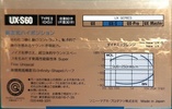 2 pack Sony UX-S 60 Type II Chrome 1988 Japan