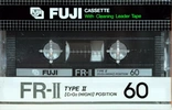 Compact Cassette Fuji FR-II 60 Type II Chrome 1982 Japan