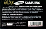 Compact Cassette:  Samsung - SQC 60