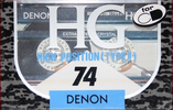 Compact Cassette: Nippon Columbia / Denon Denon - HG 74