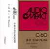 Compact Cassette:  Audio Compact -  60