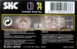 Compact Cassette: Sunkyong Magnetic Limited (SKM) SKC - CD 74