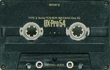 Compact Cassette: Sony  - UX-Pro 54