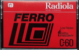 Compact Cassette: Philips Radiola - Ferro 60