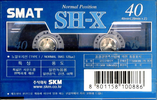 Compact Cassette Smat SH X 40 Type I Normal 2001 South Korea