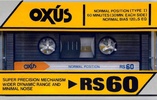 Compact Cassette: Unknown Oxus - RS 60