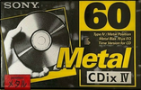 Compact Cassette: Sony  - CDit IV 60