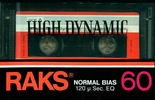 Compact Cassette: RAKS  - High Dynamic 60