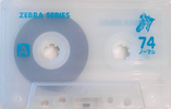 Compact Cassette:  Daiso - Zebra Series 74