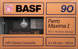 Compact Cassette: BASF  - Ferro Maxima I 90