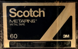 Compact Cassette: 3M Scotch - Metafine 60