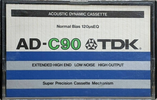 Compact Cassette: TDK  - AD 90