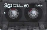 Compact Cassette:  Konica - SG II 60