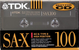 Compact Cassette: TDK  - SA-X 100