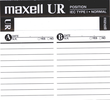 Compact Cassette: Maxell / Hitachi Maxell - UR 120