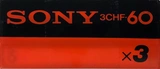 3 pack Sony CHF 60 Type I Normal 1983 Germany