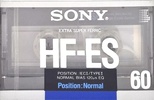 Compact Cassette: Sony  - HF-ES 60