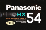 Compact Cassette: TDK Panasonic - HX 54