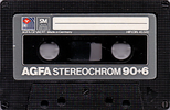 Compact Cassette: AGFA  - Stereochrom 90+6