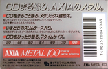 Compact Cassette: FUJI AXIA - Metal 100