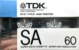 Compact Cassette: TDK  - SA 60