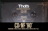 Compact Cassette: Taiyo Yuden Thats - CD-IVF 90