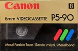 Video8, Hi8, Digital8 Canon P5 90 "8 mm" Type IV Metal Europe