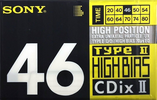 Compact Cassette: Sony  - CDix II 46