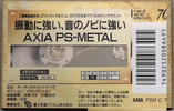 Compact Cassette: FUJI AXIA - PS-Metal 70