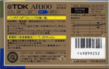 Compact Cassette: TDK  - AR 100