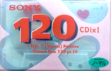 Compact Cassette: Sony  - CDix I 120