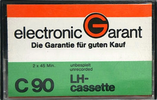 Compact Cassette: Unknown Electronic Garant -  90