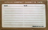 Compact Cassette: Maxell / Hitachi Hitachi -  60