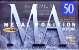 Compact Cassette: TDK  - MA 50