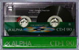 Compact Cassette:  Alpha -  90