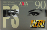 Compact Cassette: FUJI AXIA - PS-Metal 90