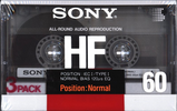 Compact Cassette: Sony  - HF 60