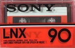 Compact Cassette Sony LNX 90 Type I Normal 1982 USA