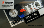 Compact Cassette:  Samsung - MM 60