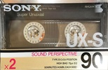 2 pack Sony UX-S 90 Type II Chrome 1986 Japan