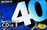 Compact Cassette: Sony  - CDix II 40