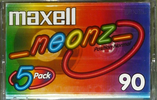 5 pack: Maxell / Hitachi Maxell - NEONZ 90