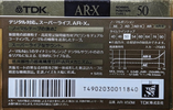 Compact Cassette: TDK  - AR-X 50